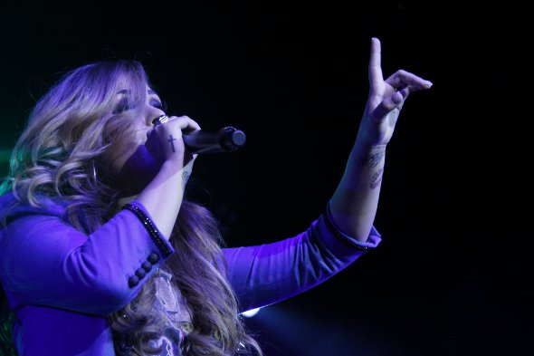 Demi Lovato no show do Rio de Janeiro