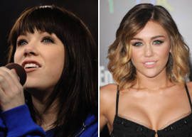 Carly Rae Jepsen confunde irmã de Miley Cyrus com a diva