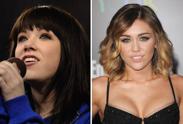 Carly Rae Jepsen confunde irmã de Miley Cyrus com a diva