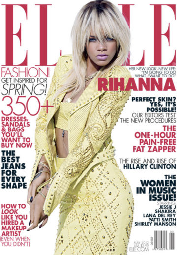 Rihanna na capa da Elle magazine