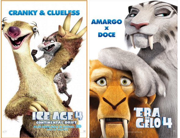 Fox Filmes divulga cartazes de A Era do Gelo 4