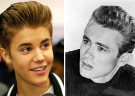 Cabelo de Justin Bieber é inspirado em James Dean