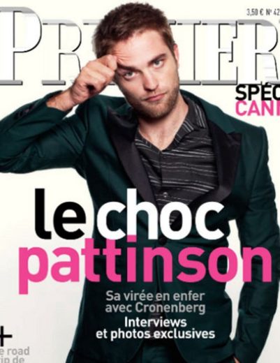 Robert Pattinson na capa da revista Premiere