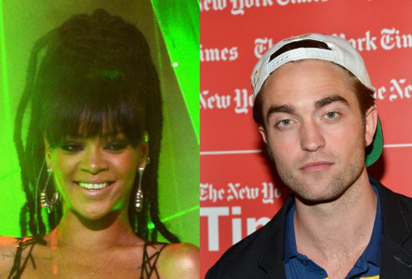 Rihanna está mandando mensagens calientes para Robert Pattinson!