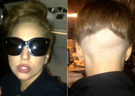 OMG! Lady Gaga raspa os cabelos :O