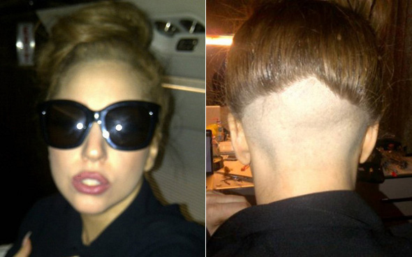 OMG! Lady Gaga raspa os cabelos :O