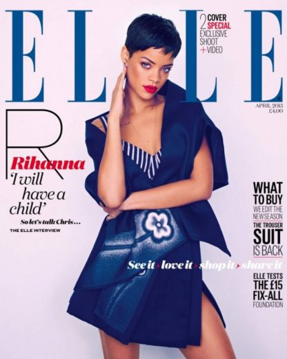 Rihanna afirma desejo de ser mãe-materia