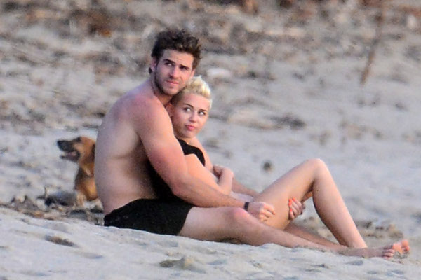 Miley Cyrus e Liam Hemsworth 