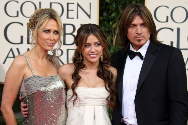 Tish Cyrus, Miley Cyrus e Billy Ray