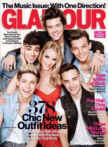 Rosie Huntington-Whiteley e One Direction