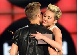 Miley Cyrus e Justin Bieber