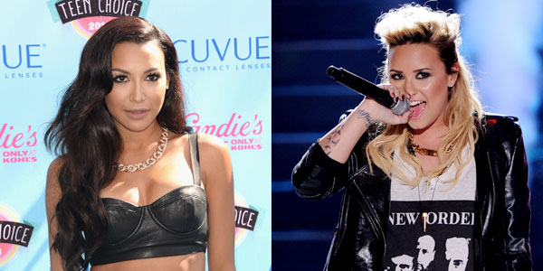 Naya Rivera e Demi Lovato