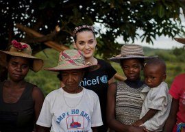 Katy Perry em missão da UNICEF
