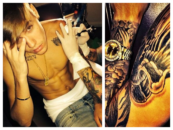 tatuagem Justin Bieber