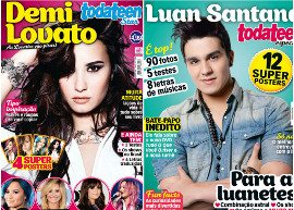 Todateen Especial Luan Santana e Todateen Star Demi Lovato já estão nas bancas!