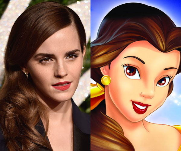 emma watson como bela