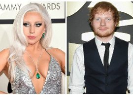 Lady Gaga confude Ed Sheeran com garçom no Grammy
