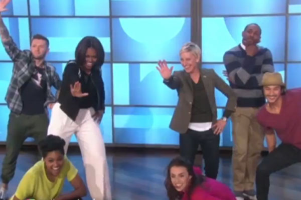 michelle obama e ellen degeneres