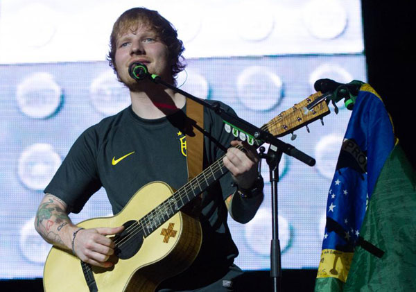 Ed Sheeran - show em São Paulo no Espaço das Américas