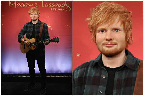 Ed Sheeran ganha estátua de cera no Museu Madame Tussauds