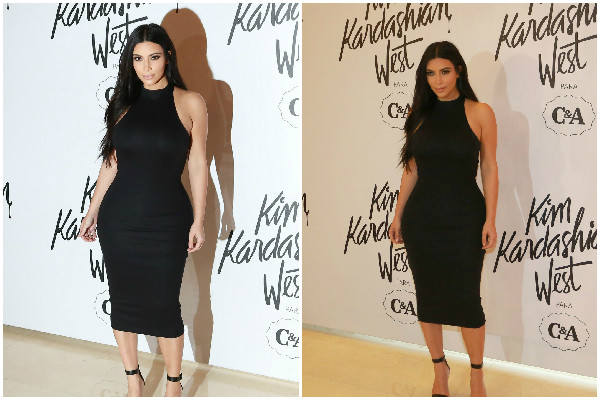 Kim Kardashina lança coleção de roupas em São Paulo 