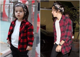 Fotos do Michael Rangamiz, o mini-Harry Styles, são as imagens mais fofas do dia!