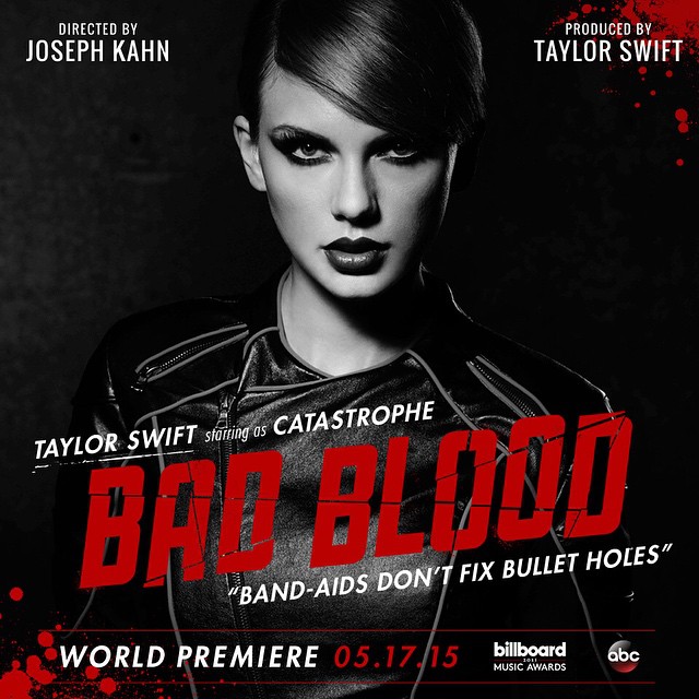 Taylor Swift revela data de lançamento do clipe "Bad Blood"