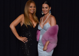 Katy Perry publica foto com Mariah Carrey e faz legenda em português!