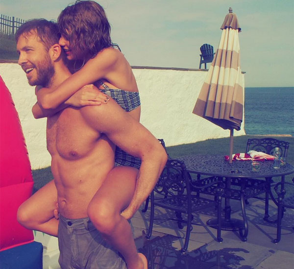 Pool party da Taylor Swift no feriado da independência americana - Taylor Swift e Calvin Harris