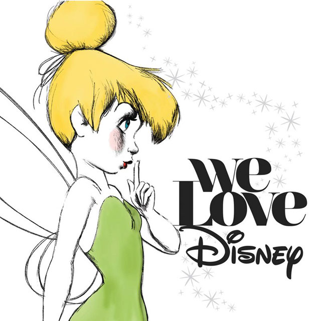 capa do álbum we love disney