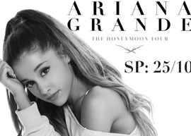 Ariana Grande vai fazer show em São Paulo em Outubro!