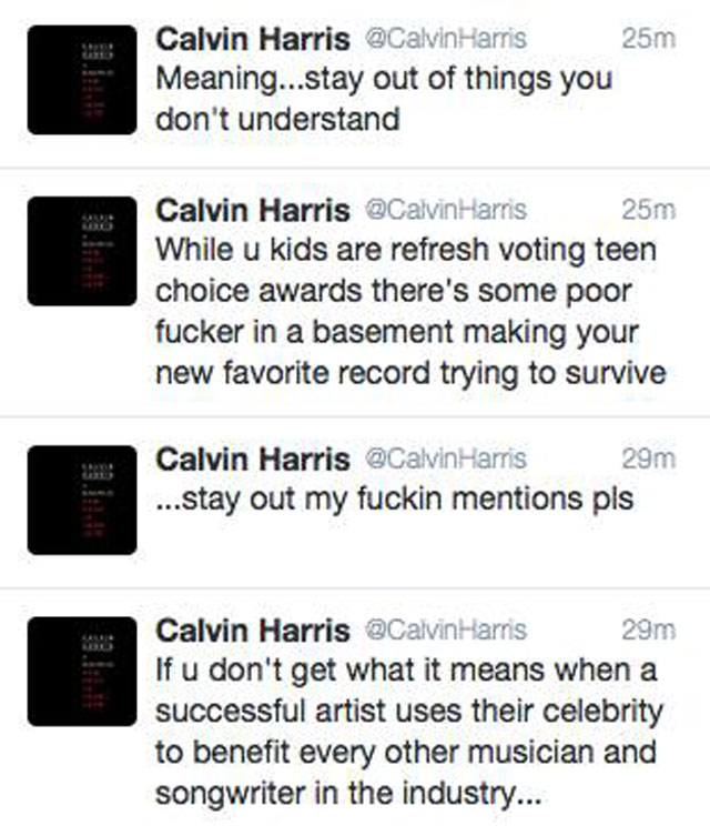 Zayn Malik e Calvin Harris brigam no Twitter por causa de Taylor Swift