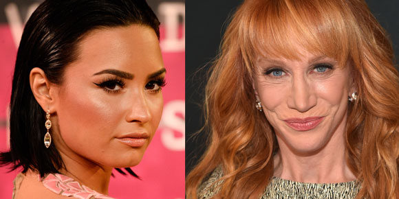 Kathy Griffin critica Demi Lovato no Twitter após apresentação do VMA