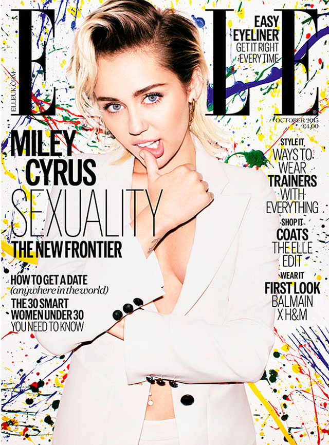 Miley Cyrus fala sobre sexualidade, gênero e sobre fazer a diferença na capa da ELLE UK