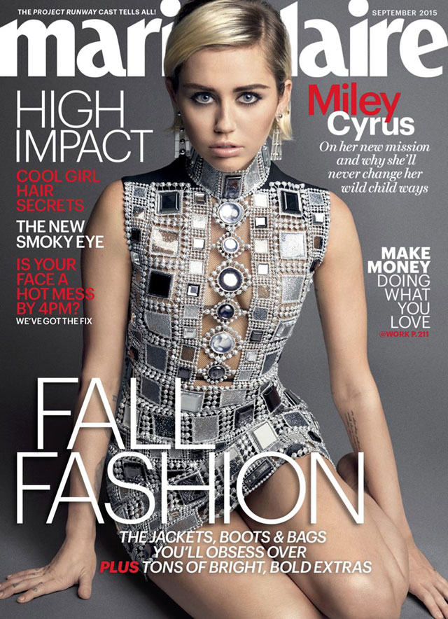 miley cyrus na marie claire