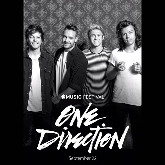 One Direction é confirmada para o Apple Music Festival