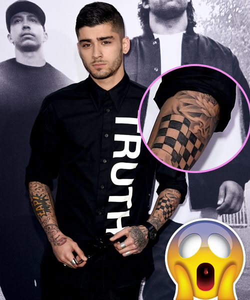 Zayn Malik faz nova tatuagem!