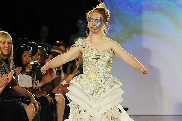 Madeline Stuart no New York Fashion Week