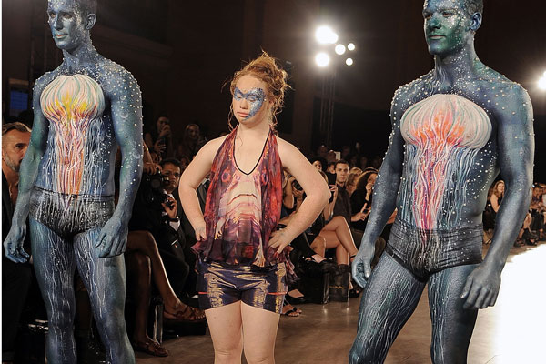 Madeline Stuart no New York Fashion Week