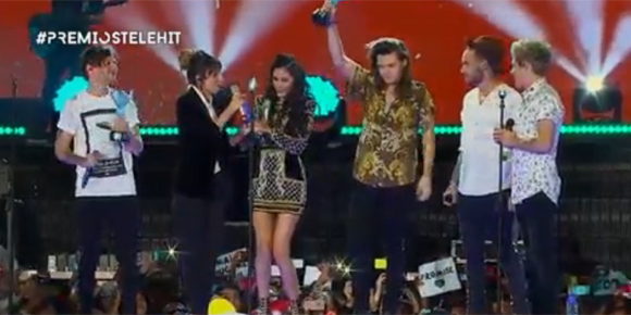 One Direction e Fifth Harmony se apresentam nos Prêmios Telehit