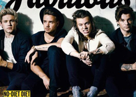 One Direction arrasa na capa da revista "Fabulous"