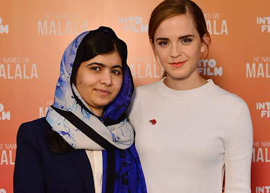 Malala Yousafzai agradece Emma Watson e diz que foi a atriz quem a ajudou a entender o feminismo