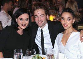 Robert Pattinson e FKA Twigs se encontram com Katy Perry