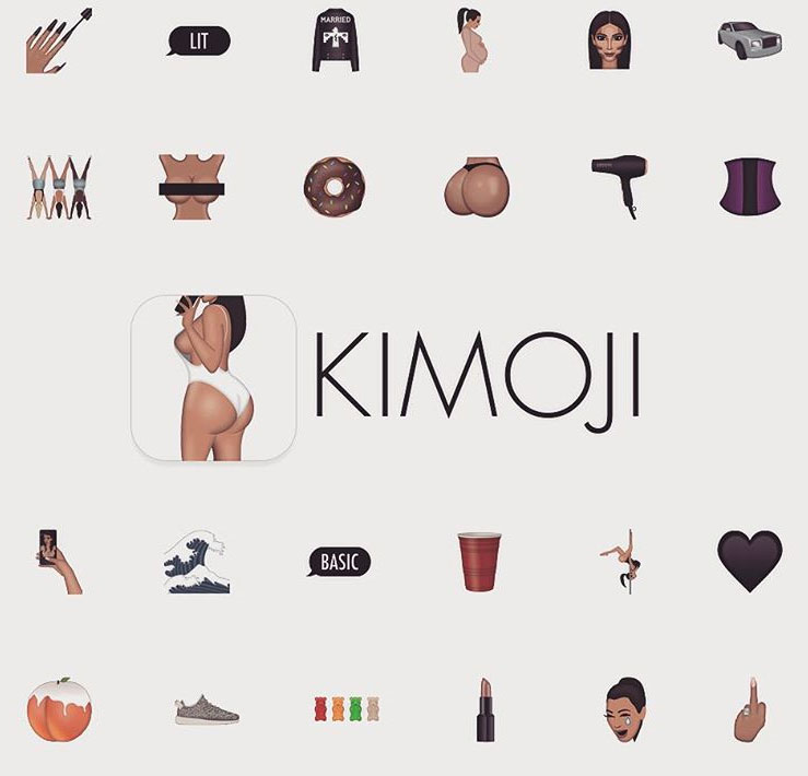 Kimoji, os emojis de Kim Kardashian