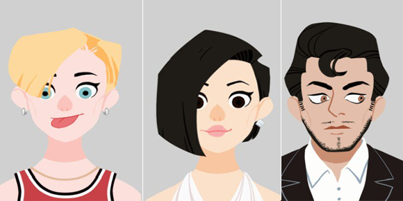 Os melhores desenhos de celebridades feitos pelo aplicativo Doodle Face