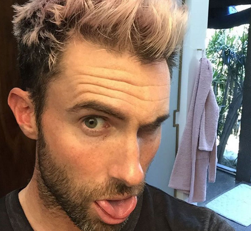 adam levine cabelo