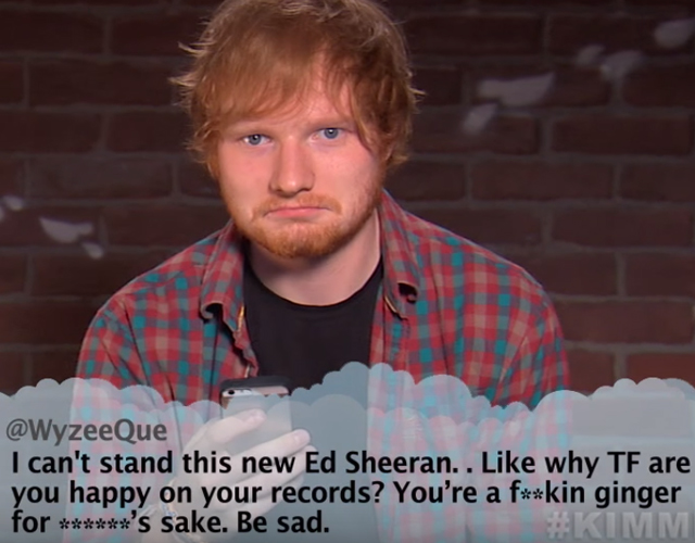 Demi Lovato, Ed Sheeran e 1D comentam tweets maldosos em talk show!