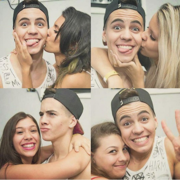 Biel posta foto com fãs no Instagram