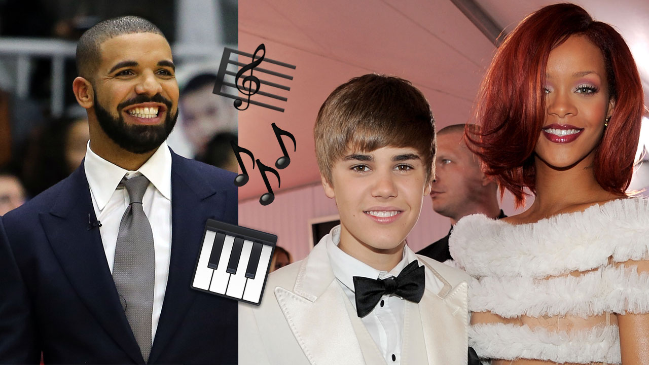 Rihanna, Drake e Justin Bieber