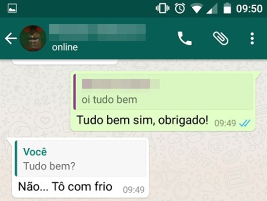 Como responder uma conversa específica na conversa em grupo do Whatsapp